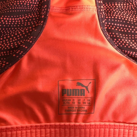 NWOT Geometric Print Puma Sports Bra - Picture 3 of 3